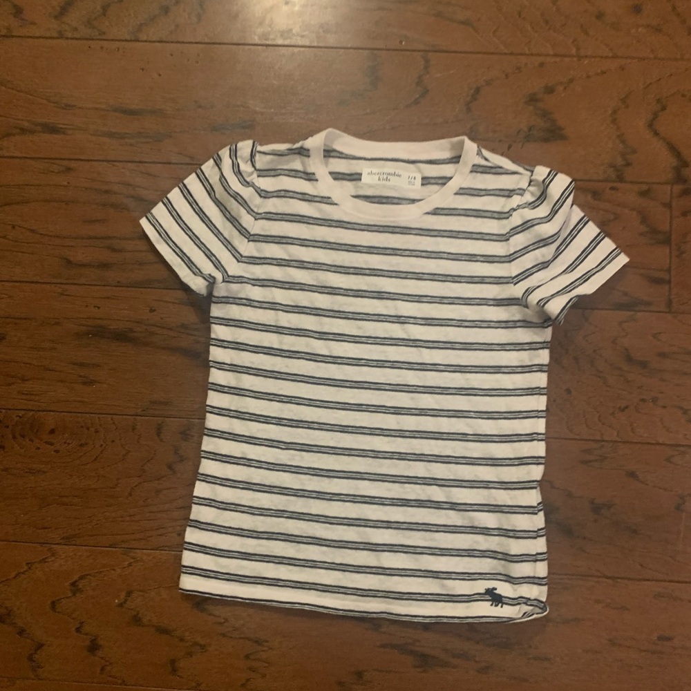 A&F girls striped tee - Size 7/8